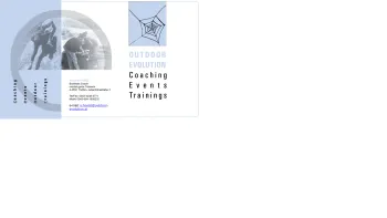 Website Screenshot: Outdoor Evolution - Outdoor Evolution - Coaching, Events, Training - Date: 2023-06-14 10:37:44