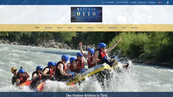 Website Screenshot: Outdoor Otto Refugio Haiming - Outdoor Refugio Otto | Rafting & Canyoning im Ötztal - Date: 2023-06-23 12:08:31