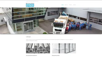 Website Screenshot: Leopold Oyrer Stahl und Alukonstruktionen - Metallbau OYRER Home - Metallbau OYRER - Date: 2023-06-23 12:08:31