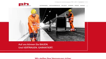 Website Screenshot: Ploier+Hörmann - Auf uns können Sie BAUEN. | Ploier + Hörmann - Date: 2023-06-15 16:02:34