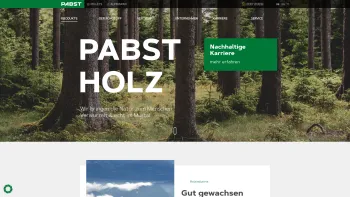 Website Screenshot: Johann Pabst Holzindustrie - Johann Pabst Holzindustrie - Massivholzprodukte aus dem Murtal - BSH, Hobelwaren, Schnittholz - Pabst Holz - Date: 2023-06-23 12:08:31