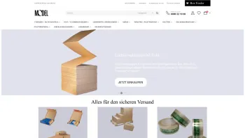 Website Screenshot: Pack Shop Verpackungen ab Lager - Packshop - Wir können Verpackungen! - Date: 2023-06-23 12:08:34