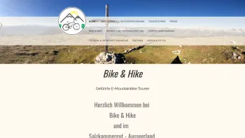 Website Screenshot: Sicherheitssysteme E. PANAKARTER - Bike & Hike - Home - Date: 2023-06-23 12:08:37