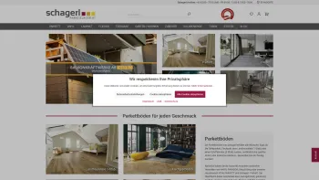 Website Screenshot: Schagerl Parkettlager Hofstetten - Schagerl Onlineshop für Parkett, Vinylböden, Laminat und Terrassendielen - Parkettlager.at - Date: 2023-06-15 16:02:34