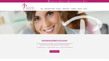 Website Screenshot: Frauenakademie Pascalina Herzlich - Kurse, Beratung, Weiterbildung Stockerau | Frauenakademie Pascalina - Date: 2023-06-23 12:08:40