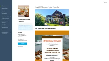 Website Screenshot: Hotel & Restaurant Passhöhe - Café & Restaurant Passhöhe | Gastfreund - Date: 2023-06-15 16:02:34