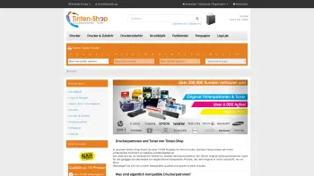 Website Screenshot: Tinten-SHOP Haag Inh. Eva Punz - Tinten-Shop - Ihr Online-Shop für Druckerpatronen, Toner, Farbbänder und Zubehör - Date: 2023-06-23 12:08:40