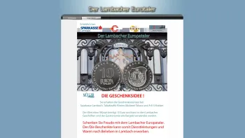 Website Screenshot: PAX TIBI personenbezogene Heilsteine - Lambacher Eurotaler - Date: 2023-06-14 10:44:20