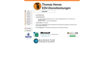 Website Screenshot: EDV-Dienstleistungen Thomas Hense - EDV-Dienstleistungen Thomas Hense - Highlights - Date: 2023-06-14 10:36:55