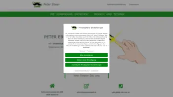 Website Screenshot: Peter Ebner, IT-Dienstleistung, Computertraining - Peter Ebner – IT-Dienstleistungen - Date: 2023-06-15 16:02:34