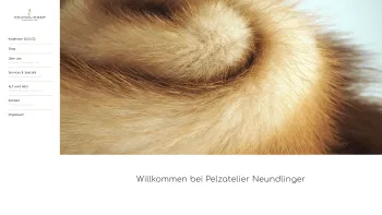 Website Screenshot: Maria Neundlinger Mode Leder Pelze - Home - Pelzatelier Neundlinger - Date: 2023-06-23 12:08:46