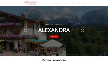 Website Screenshot: Cafe-Restaurant-Pension Cafe - Pension Restaurant Alexandra - Date: 2023-06-23 12:08:46
