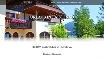 Website Screenshot: Pension Alpenblick - Urlaub in der Pension Alpenblick in Faistenau - Pension Alpenblick - Date: 2023-06-23 12:08:46