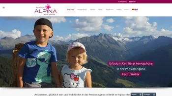 Website Screenshot: Pension Alpina - Pension Alpina - Unser Haus - Date: 2023-06-23 12:08:46