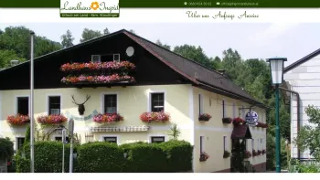 Website Screenshot: Gasthof-Pension Hubertushof Loich im Pielachtal - Landhaus Ingrid *** - Urlaub am Land bei Familie Staudinger - Date: 2023-06-14 10:44:20