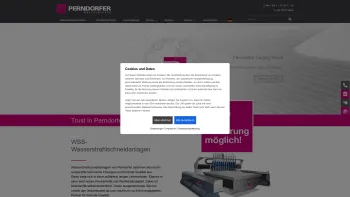 Website Screenshot: Franz Perndorfer Maschinenbau - Home » Perndorfer Maschinenbau - Date: 2023-06-23 12:08:52