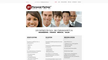 Website Screenshot: MPP Managment & Personal Partner GmbH - Personal Partner | Engineering · Finance · Medical · Sales - Date: 2023-06-23 12:08:55