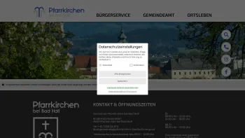 Website Screenshot: Gemeindeamt Pfarrkirchen bei Bad Gemeinde Pfarrkirchen bei Bad Hall - Gemeinde Pfarrkirchen bei Bad Hall - Zentrum - Date: 2023-06-26 10:18:43
