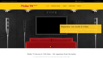 Website Screenshot: Pfeifer TV Service Gesellschaft m.b.H. - Wir reparieren Ihren Fernseher | Pfeifer TV 1140 Wien - Date: 2023-06-14 10:46:49