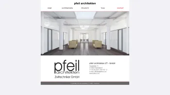 Website Screenshot: Architekt Dipl. Ing. Franz PFEIL Ziviltechniker GmbH - PFEIL ZT - Date: 2023-06-26 10:18:43