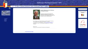 Website Screenshot: Landesfachverband für Reiten und Fahren Salzburg - Salzburger Pferdesportverband - SPS - vormals Landesfachverband für Reiten und Fahren Salzburg - Date: 2023-06-15 16:02:34