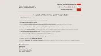 Website Screenshot: Pflegehilfe24 - Pflegehilfe24.at - Date: 2023-06-26 10:18:46
