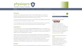 Website Screenshot: Physiopro - Physiopro - Date: 2023-06-26 10:18:49