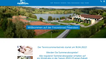 Website Screenshot: Freizeitinsel Piberstein Sportpark GmbH - Startseite - Date: 2023-06-26 10:18:49