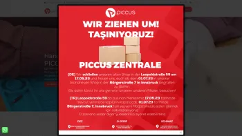 Website Screenshot: Piccus - Handyshop Innsbruck | Technik der Zukunft - Piccus - Date: 2023-06-14 10:46:49