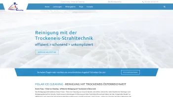 Website Screenshot: Franz Dunst Polar Ice Cleaning - Polar Ice Cleaning - Reinigung mit Trockeneis österreichweit - Date: 2023-06-26 10:18:49