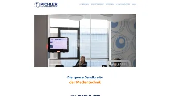 Website Screenshot: Pichler Medientechnik - Startseite - Pichler Medientechnik - Date: 2023-06-26 10:18:49
