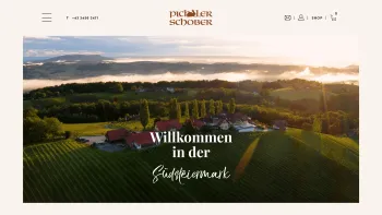 Website Screenshot: Pichler-Schober Weingut Pichler Schober - Willkommen beim Weingut & Buschenschank Pichler-Schober! - Date: 2023-06-26 10:18:49
