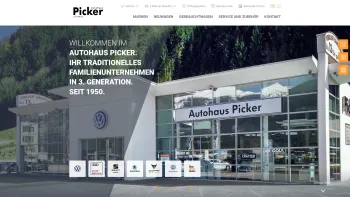 Website Screenshot: Autohaus Hans Picker GmbH VW VWLNF AUDI SEAT SKODA GEBRAUCHTWAGEN - Hans Picker GesmbH - Date: 2023-06-14 10:44:26
