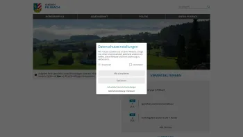 Website Screenshot: Gemeindeamt Pilsbach - Pilsbach, Oberösterreich - Startseite - Date: 2023-06-26 10:18:52