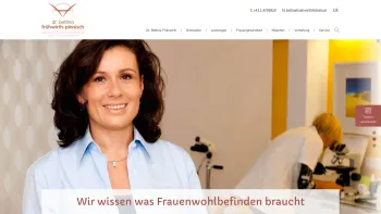 Website Screenshot: Dr. Bettina Pinnisch - Gynäkologin, Frauenärztin Wien | Dr. Bettina Frühwirth-Pinnisch - Date: 2023-06-26 10:18:52