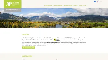 Website Screenshot: Pinzgauer Haus Immobilientreuhandges.m.b.H. - Home | Altmann + Partner Immobilientreuhand GmbH - Date: 2023-06-14 10:44:26