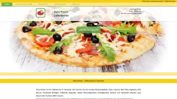 Website Screenshot: Pizza-Pronto.net Ihr Online Pizzaservice Wien - Pizza Pronto Hannover | hier online bestellen | pizzeria.de - Date: 2023-06-26 10:18:55