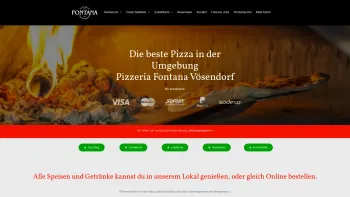 Website Screenshot: Pizzeria Fontana - Pizzeria Fontana Vösendorf Das Original | Die beste Pizza im Ort - Date: 2023-06-15 16:02:34