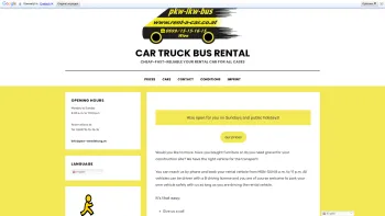 Website Screenshot: www.pkw-vermietung.at Sham Missry - Car-truck-bus rental - cheap-fast-reliable your rental car for all occasions - Date: 2023-06-14 10:37:35