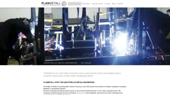 Website Screenshot: Planmetall GmbH - Über uns - Planmetall – Metallbau und Laserzuschnitt in Wels - Date: 2023-06-15 16:02:34