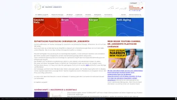 Website Screenshot: Dr. Walther Jungwirth Facharzt für Plastische Chirurgie Salzburg/Wien/Austria - Plastische Chirurgie - Schönheitschirurg Dr. Jungwirth best Quality - Date: 2023-06-26 10:18:58