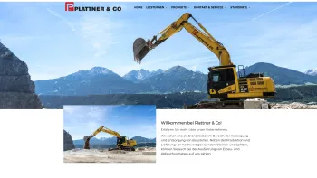 Website Screenshot: Plattner & Co - Home - Plattner & Co | Zirl in Tirol - Date: 2023-06-14 10:44:29