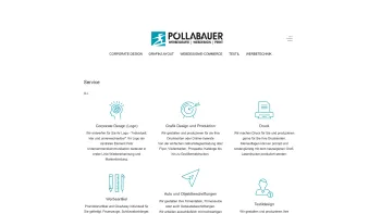 Website Screenshot: POELLABAUER.AT | Werbegrafik | Webdesign | Druck - PÖLLABAUER Wolfgang Werbegrafik | Webdesign | Print | Beschallungstechnik | EDV | Kommunikationselektronik | Birkfeld - Date: 2023-06-26 10:19:00