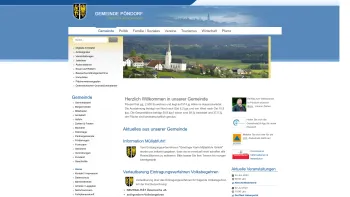 Website Screenshot: Gemeindeamt Gemeinde Pöndorf www.Poendorf.at - Gemeinde Pöndorf - Aktuelles der Gemeinde Pöndorf - Date: 2023-06-26 10:19:03