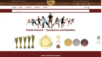 Website Screenshot: Sportpreise Pokale Kreisern - ? Pokale Kreisern - günstige Sportpreise ? Medaillen kaufen / bestellen - Date: 2023-06-15 16:02:34