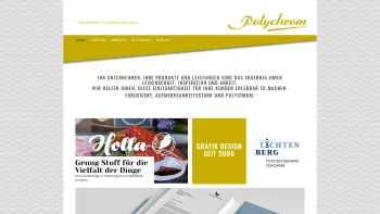 Website Screenshot: Polychrom Grafik Design - Grafiker / Grafikdesign / Corporate Design / Enzesfeld-Lindabrunn / Baden bei Wien / Bezirk Baden - Date: 2023-06-26 10:26:38