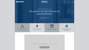 Website Screenshot: Porsche Informatik GmbH - Startseite - Porsche Informatik - Wir digitalisieren den Automobilhandel. - Date: 2023-06-14 10:37:15