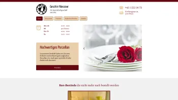 Website Screenshot: Geschirr Niessner - Schauraum | Porzellan Wien | Luise Niessner GmbH - Date: 2023-06-14 10:44:32