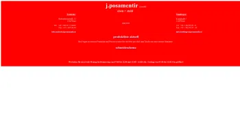 Website Screenshot: j.posamentir - Willkommen - J. Posamentir GmbH - Date: 2023-06-26 10:19:06