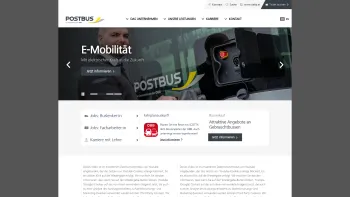 Website Screenshot: Postauto Competence-Center Postbus - Startseite - Postbus - Date: 2023-06-14 16:38:20